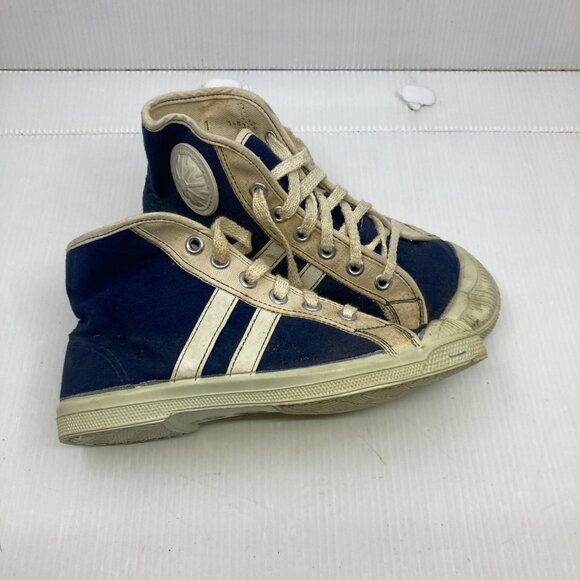 Vtg 1950s NEW DEADSTOCK running shoes converse style boy child sz 1 ? - Picture 2 of 6